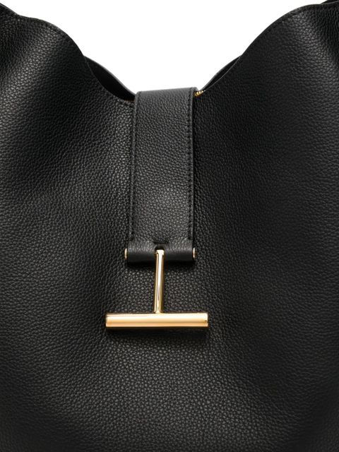 TOM FORD Tara T-Bar leather shoulder bag - Black