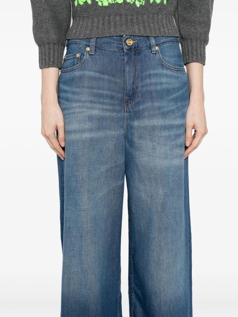 GANNI wide-leg jeans - Blue