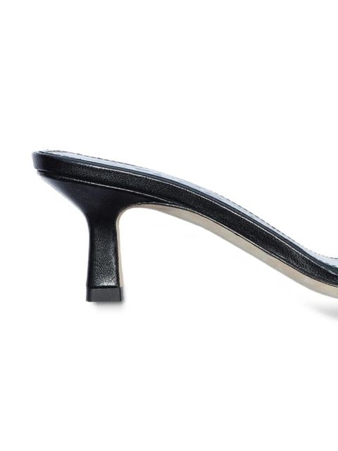 Aeyde 55mm Gilly leather pumps - Black