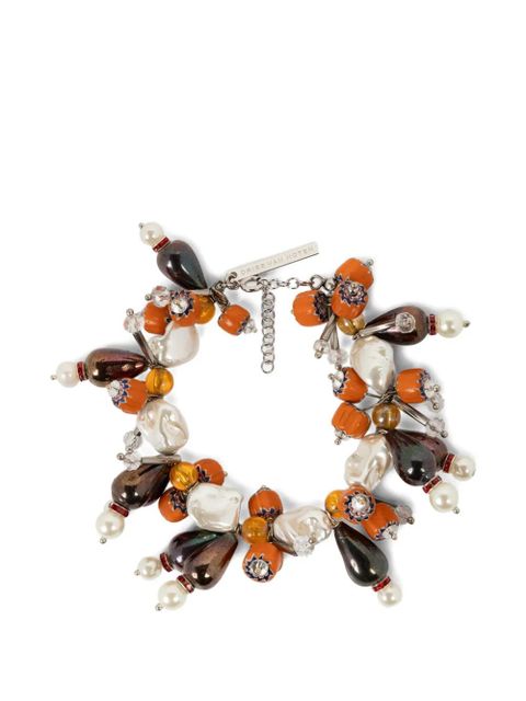 DRIES VAN NOTEN beaded bracelet - Silver - zdjęcie produktu nr 1
