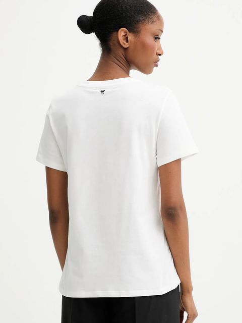 Weekend Max Mara t-shirt bawełniany GUGLIA damski kolor biały 2525976031600