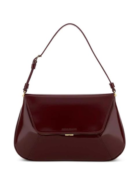 Amina Muaddi Ami leather tote bag - Red - zdjęcie produktu nr 1