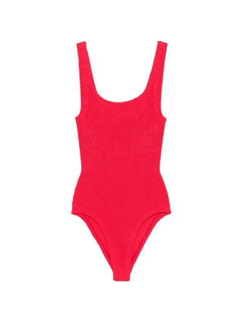 Hunza G crinkle-effect swimsuit - Red - zdjęcie produktu nr 1
