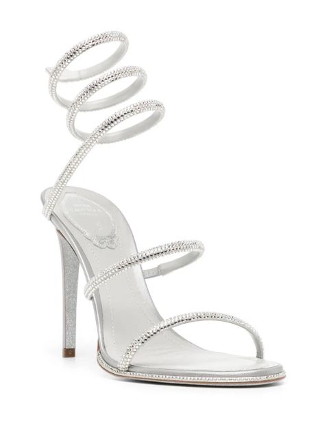 René Caovilla 110mm Cleo sandals - Grey - zdjęcie produktu nr 2