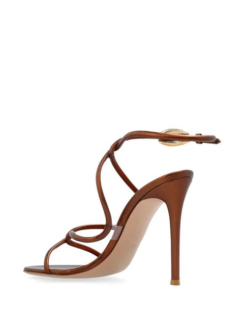 Gianvito Rossi 105mm Mamba sandals - Brown