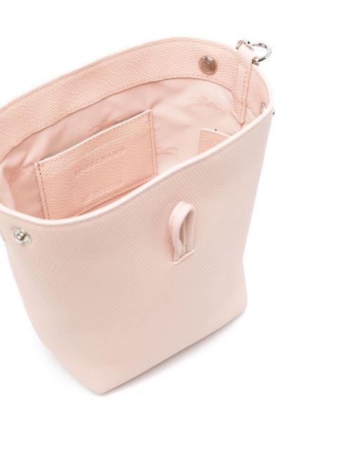 Longchamp mini Le Roseau bucket bag - Pink