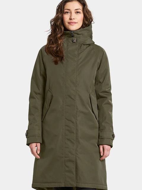 Didriksons kurtka LUNA kolor zielony zimowa oversize 505930 - zdjęcie produktu nr 1