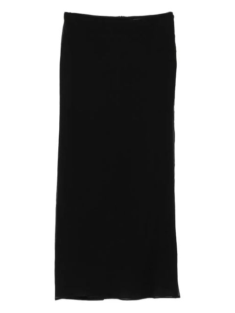WARDROBE.NYC ribbed midi skirt - Black - zdjęcie produktu nr 1