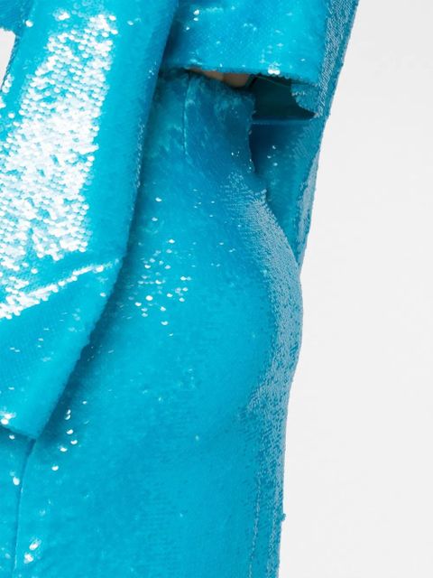 GANNI sequin-embellished midi skirt - Blue - zdjęcie produktu nr 2