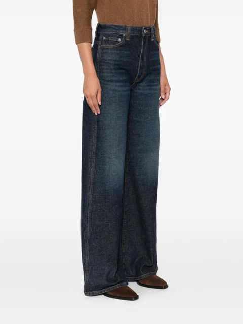 KHAITE Dane wide-leg jeans - Blue - zdjęcie produktu nr 2