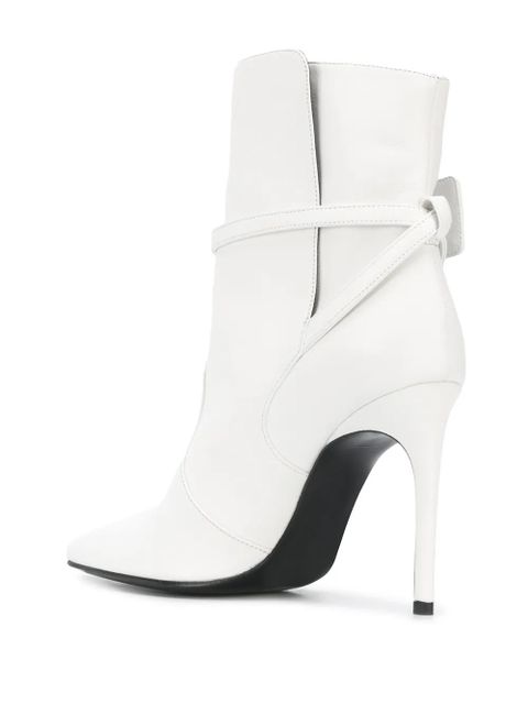 Off-White security-tag ankle boots