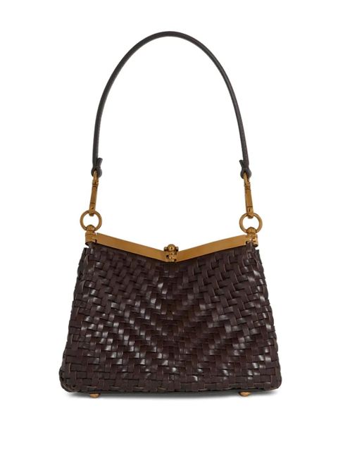 ETRO small Vela woven shoulder bag - Brown - zdjęcie produktu nr 2