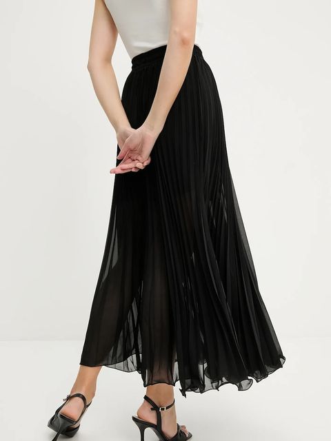 Answear.LAB spódnica kolor czarny maxi rozkloszowana - zdjęcie produktu nr 1