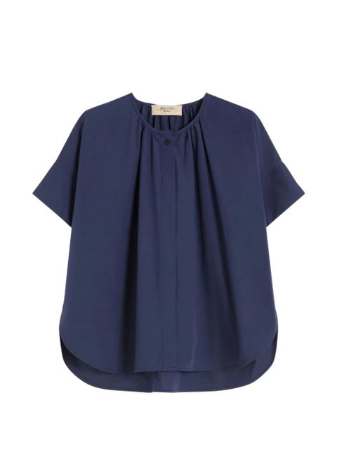 Weekend Max Mara gathered blouse - Blue - zdjęcie produktu nr 1