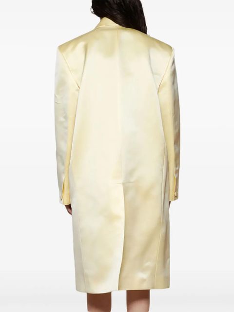 Givenchy silk-satin coat - Yellow