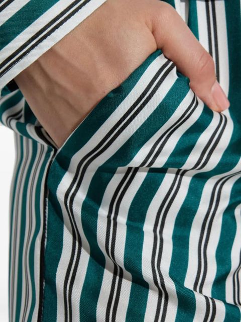Max Mara Ladino striped trousers - Green