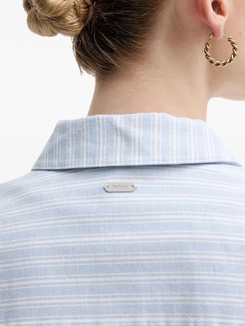 Barbour striped chest-pocket shirt - Blue