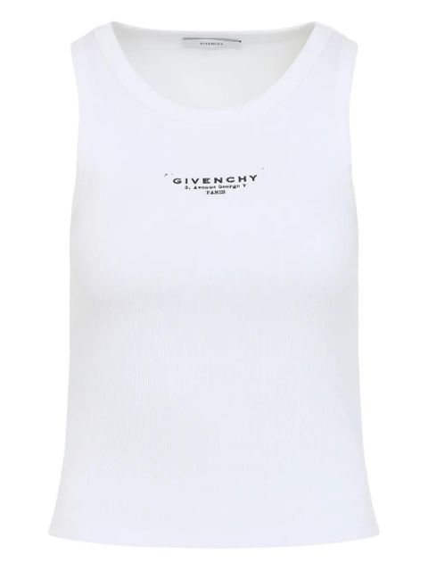 Givenchy ribbed logo top - White - zdjęcie produktu nr 1