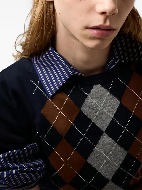 Miu Miu cashmere crew-neck sweater - Blue