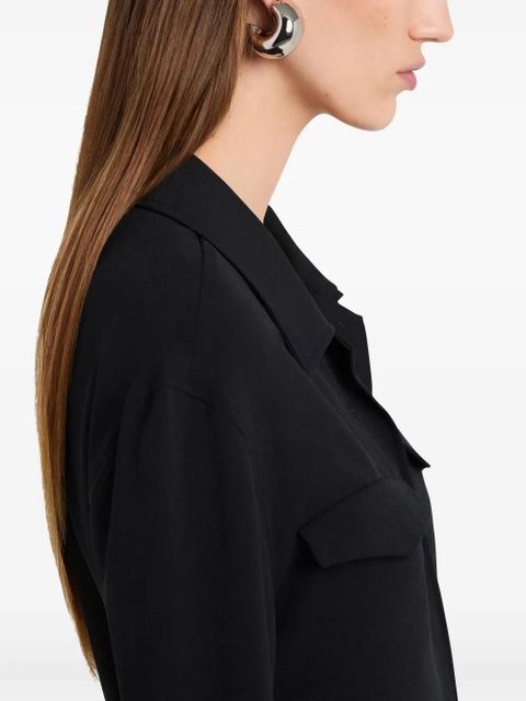 Courrèges two-pocket midi dress - Black