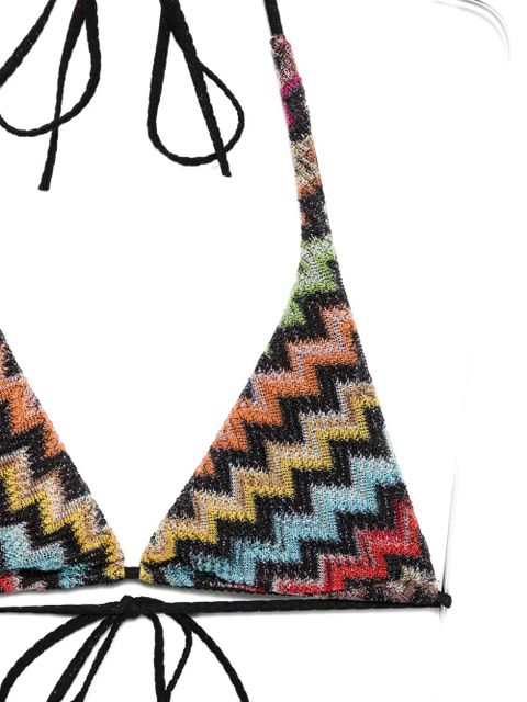 Missoni zigzag-knit bikini - Black