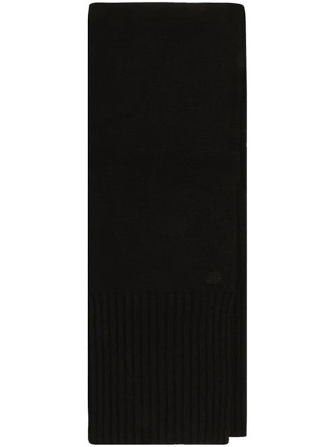 Dolce & Gabbana DNA rectangle cashmere scarf - Black - zdjęcie produktu nr 1