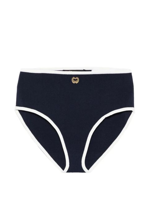 Maje contrast-trim brief shorts - Blue - zdjęcie produktu nr 1