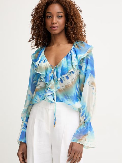 Marciano by Guess bluzka z falbanką damska ADELA - zdjęcie produktu nr 1