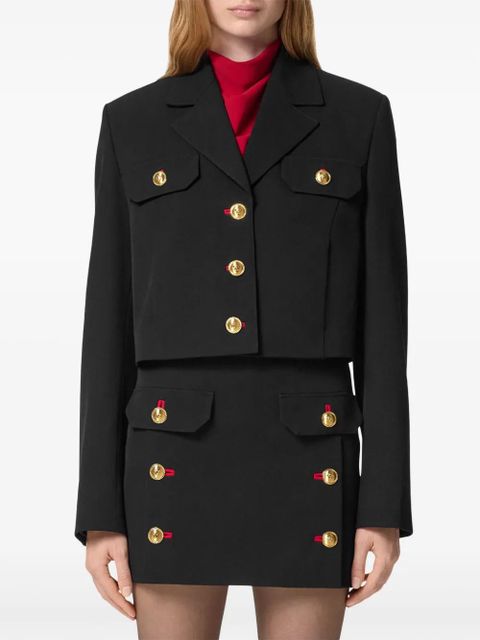 Versace Uniform cropped jacket - Black