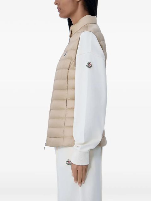 Moncler zip-up quilted gilet - Neutrals - zdjęcie produktu nr 2