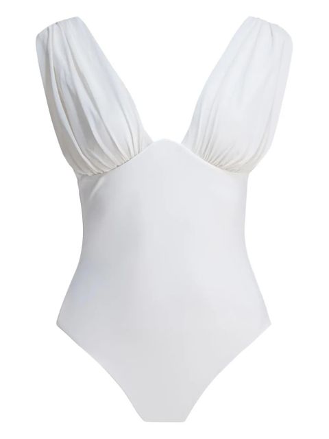 ZIMMERMANN draped swimsuit - White - zdjęcie produktu nr 1