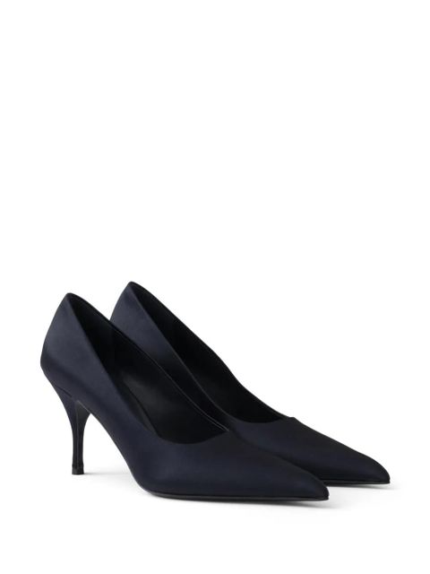 Prada 85mm satin pumps - Blue - zdjęcie produktu nr 2