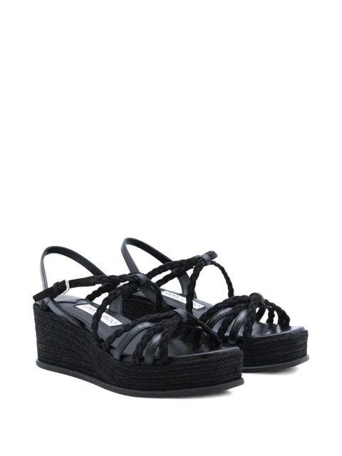 Jimmy Choo Nyra braided platform espadrilles - Black - zdjęcie produktu nr 2