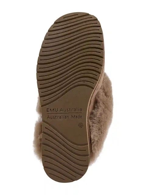Emu Australia kapcie zamszowe Platinum Balzary kolor brązowy WP11886