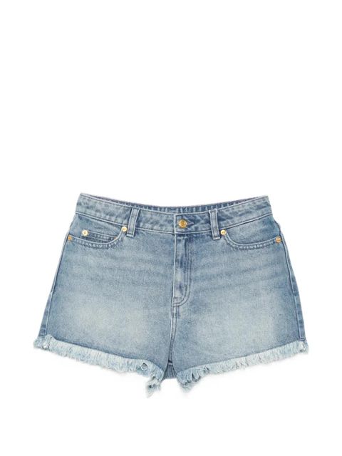 Michael Kors frayed-hem denim shorts - Blue - zdjęcie produktu nr 1