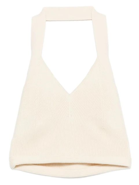 WARDROBE.NYC cotton halterneck top - Neutrals - zdjęcie produktu nr 1