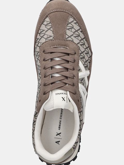 Armani Exchange sneakersy damskie kolor beżowy XW002155 AF19529 U1092