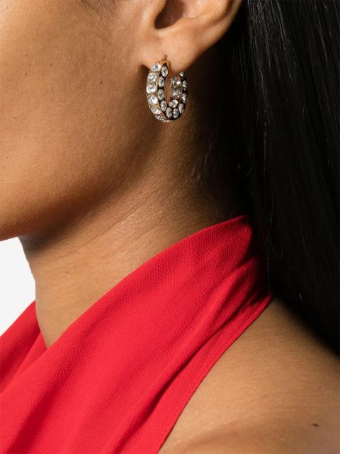 Amina Muaddi Jahleel chunky-hoop earrings - Gold