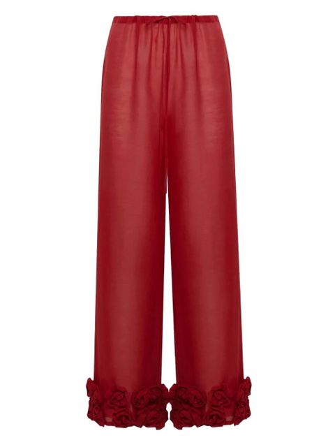Oséree Rose trousers - Red - zdjęcie produktu nr 1