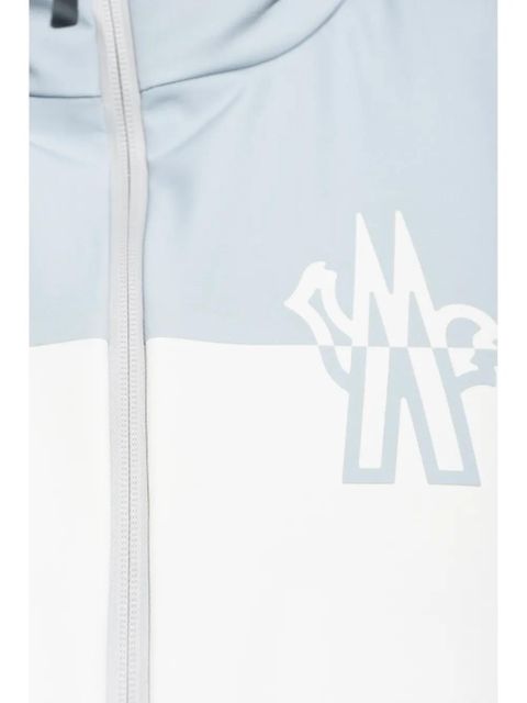 Moncler Grenoble high neck zipped jacket - White