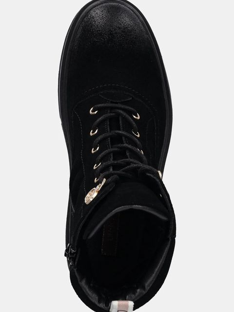 Liu Jo workery zamszowe ANDREA 02 damskie kolor czarny na platformie SF5095PX11722222