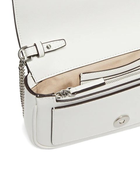 PINKO stud-detail chain crossbody bag - White