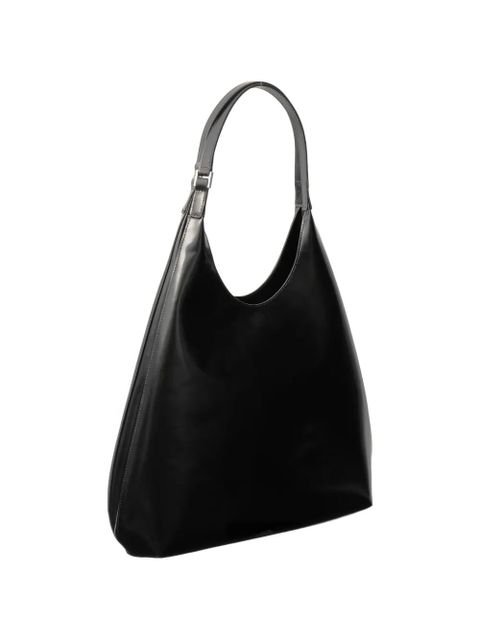 BY FAR Amber Folio patent leather shoulder bag - Black - zdjęcie produktu nr 2