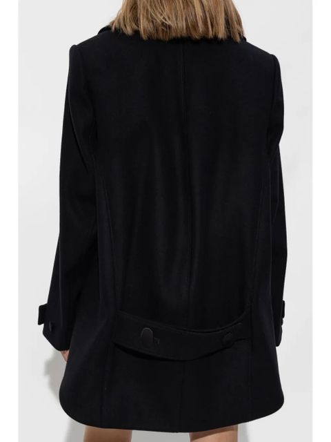 Givenchy asymmetric wool jacket - Black