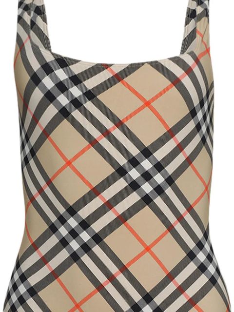 Burberry checked swimsuit - Neutrals - zdjęcie produktu nr 2