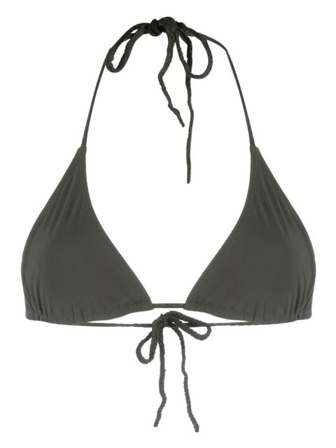 TOTEME triangle bikini top - Green