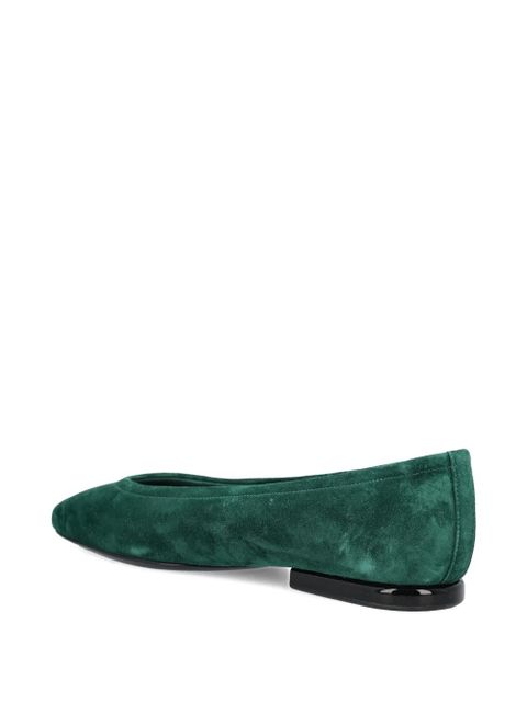 Loro Piana Primula leather ballerina flats - Green