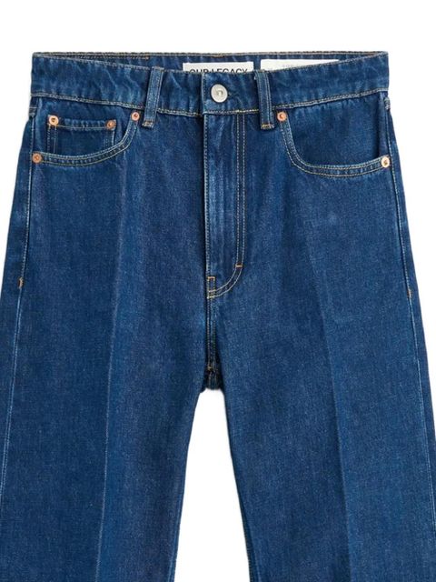 OUR LEGACY creased boot-cut jeans - Blue - zdjęcie produktu nr 2
