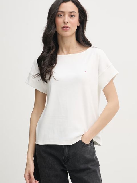 Tommy Hilfiger t-shirt damski bawełniany - zdjęcie produktu nr 2