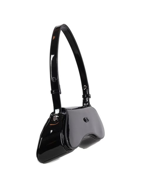 Diesel glossy shoulder bag - Black